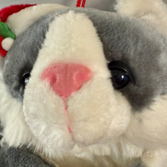 Vintage 3D Kitten Christmas Stocking - Picture 5 of 9